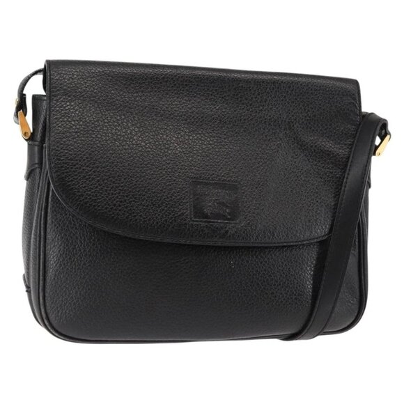 Burberry Handbags - Burberrys Shoulder Bag Leather Brown Gold Auth